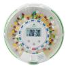 28-Day Automatic Pill Dispenser for Elderly - Medication Reminder with Loud Alarm & Flashing Light, Key Lock, Up to 6 Alart/Day, Timed Pill Dispenser Machine for Vitamins/Prescriptions/More view 1