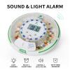 28-Day Automatic Pill Dispenser for Elderly - Medication Reminder with Loud Alarm & Flashing Light, Key Lock, Up to 6 Alart/Day, Timed Pill Dispenser Machine for Vitamins/Prescriptions/More view 3