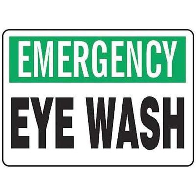 Emergency Eye Wash, 10" W x 7" H, Rectangle, Plastic, Mfr: MFSD917VP-A
