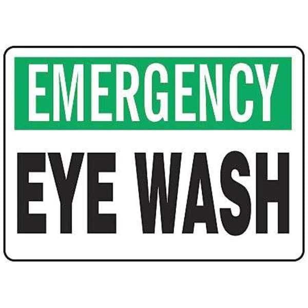 Emergency Eye Wash, 10" W x 7" H, Rectangle, Plastic, Mfr: MFSD917VP-A