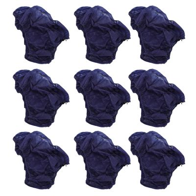 Brrnoo Women's Briefs 100-Pack Individually Wrapped Soft Non-Woven Underwear for Travel, SpaSauna (Light Blue)