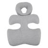 Memory Foam Face Down Pillow with Chest Support, Designed for Prone Position, Massage Pillow Removable Washable Cover, Ideal for Home Use (Light Gray) view 1