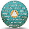 10 Year Soaring Renewal Sobriety Coin Journey into Serenity NA Medallion Spiritual Token for Recovery & Clean Time Empowering NA AA Chips Gift for Men & Women view 2