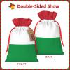 BGSHJVF Italian Flag Print Charming Gift Bag,Drawstring Pouches For Small Gifts,For Jewelry And Party Favors view 3