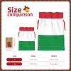 BGSHJVF Italian Flag Print Charming Gift Bag,Drawstring Pouches For Small Gifts,For Jewelry And Party Favors view 4