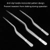1 Piece Silver Professional Design Stainless Steel Ear Tweezers Clip Dug Earwax Tools, Care Stainless Steel Precise Medical For Gentle And Precise view 3