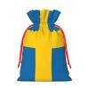 OXKGHHO Swedish Flag Print Gift Bag,Drawstring Pouch Christmas For Small Gifts,For Jewelry And Party Favors view 2