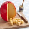 Dutch Edam Cheese Wheel, Traditional Red Wax, 1kg (2,2L) view 1