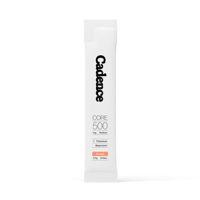 Cadence Sachets Core Orange - Carton (5g x 30) Science-Backed Hydration | Electrolyte Formula | Vegan, Keto & Paleo Friendly | Sodium, Potassium & Magnesium for Performance & Recovery