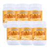 FEASTICA Natural Tahini Paste 100% Roasted Sesame Paste, Vegan & Gluten-Free, Keto & Dairy-Free, Non-GMO, No Palm Oil, Mediterranean Spread for Hummus, Dressings, Sauces & Healthy Cooking (16 Ounce (Pack of 6)) view 1