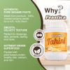 FEASTICA Natural Tahini Paste 100% Roasted Sesame Paste, Vegan & Gluten-Free, Keto & Dairy-Free, Non-GMO, No Palm Oil, Mediterranean Spread for Hummus, Dressings, Sauces & Healthy Cooking (16 Ounce (Pack of 6)) view 4