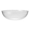 EcoQuality 12 inch Clear Hammered Plastic Bowl Disposable Serving Bowl for Salads, Snacks, Fruits, Party Foods, Catering, Meal Prep, and Everyday Kitchen Use (4) view 1
