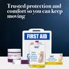 Dynarex Sheer Plastic Adhesive Bandages Water-Resistant and Sterile Non-Stick Pad First Aid Covers Minor Cuts Scratches - 3/8" x 1 1/2" Junior, 1 Roll of 5000 view 4