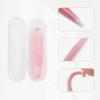 BlingKingdom 3 PCS Contact Lens Applicator Kit, Portable Contact Lens Remover and Inserter Tool with Tweezers Suction Stick Storage Case (Pink, White, Blue) view 2