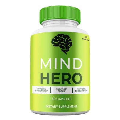 (1 Pack) Mind Hero Capsules, Maximum Potency Neuro Support, Official MindHero All Natural Blend Brain Pills Focus and Clarity