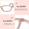 K.LAVER Photochromic Computer Blue Light Blocking Glasses For Woman, Reading Eyeglasses-Fashion TR90 Rectangle Frame,Sunglasses Anti Eyestrain & UV view 4