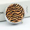 Round 3 Compartment Pill Box, Decorative Travel Pill Case, Moistureproof Daily Cute Pill Box Suitable for Women Men Wild Animal Tiger Skin Stripe view 4