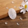GolbalJew Clear Quartz Thumb Worry Stone for Anxiety Healing Crystals Sets, Hand Carved Crystals and Healing Stones, Meditation Crystal Reiki Natural Relax Palm Stone for Anxiety Therapy Relief view 2