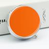 Round 3 Compartment Pill Box, Decorative Travel Pill Case, Moistureproof Daily Cute Pill Box Suitable for Women Men Orange view 4