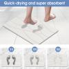 Veeloim Stone Bath Mat Diatomaceous Earth Shower Mat Non-Slip Super Absorbent Diatomite Stone Bath Mats for Bathroom Floor Quick Drying Natural Easy to Clean(23.6''15.4" White) view 4