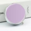 Fashion Medicine Pill Case, Round 3 Compartment Pill Box, Cute Travel Pill Case, Decorative Portable Organizer for Pocket Light Purple view 4
