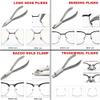 19-Piece Stainless Steel Glasses Repair Set - Optical Pliers Tool Kit with Screwdrivers and Non-Slip Grip view 4