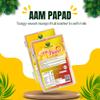 Danodia Foods Mango Jelly Bites, Ripe Mango Fruit Leather Style Snack, Soft Chewy Thin Rectangle Sheets, Aam Papad, Sweet Fruity Ready to Eat Treat, 150g (5.29 oz) view 2