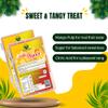 Danodia Foods Mango Jelly Bites, Ripe Mango Fruit Leather Style Snack, Soft Chewy Thin Rectangle Sheets, Aam Papad, Sweet Fruity Ready to Eat Treat, 150g (5.29 oz) view 4
