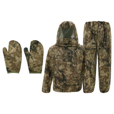 Tongcamo Mosquito Net Suit Camo Hunting Mesh Suit Bug Net Clothing with Hood for Outdoor Protection No-See-Ums Garden Camping
