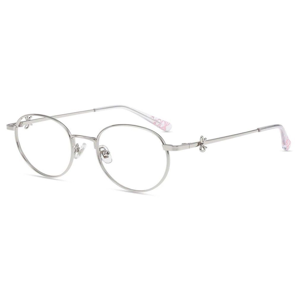 Firmoo Elegant Reading Glasses for Women Blue Light Blocking Metal Frame with Bow, Anti Glare, 0.5 to 3.0 Magnification, Lightweight (Gold, Silver, Black)