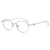 Firmoo Elegant Reading Glasses for Women Blue Light Blocking Metal Frame with Bow, Anti Glare, 0.5 to 3.0 Magnification, Lightweight (Gold, Silver, Black) view 1