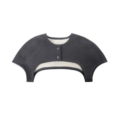 Beisto Winter Shoulder Warming Vest Shawl Cape Sleeveless Shoulder Warmers Pad Body Wrap for Men Women