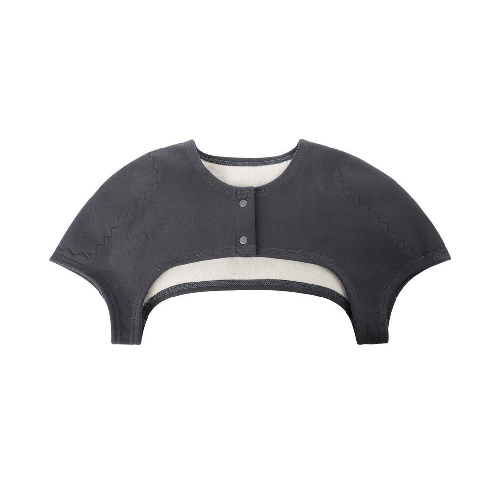 Beisto Winter Shoulder Warming Vest Shawl Cape Sleeveless Shoulder Warmers Pad Body Wrap for Men Women