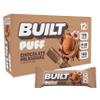 BUILT Bar Puff Protein Bars - Chocolate Milkshake - 17g Protein Snack Bars with Collagen - Calorie Conscious & Gluten Free - 12 Count view 1