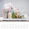WDSHCR 16 PCS Clear Plastic Gift Bags with Handles, Party Favor Bags with Ribbons, Reusable Goodie Tote Bags for Wedding, Baby Shower, Birthday (Clear 7.8 x 6.3 x 2.8, 16 Pack) view 4