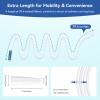 YOOGUSTO 20 Pack Urine Bag Extension Tubing 39.4" Flexible and Kink-Resistant Urinary Collection Tube Blue view 2