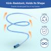 YOOGUSTO 20 Pack Urine Bag Extension Tubing 39.4" Flexible and Kink-Resistant Urinary Collection Tube Blue view 3