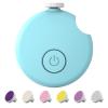Baby Nail Trimmer Electric,Tinabless Baby Nail Clipper, 6 in 1 Baby Nail File,Nail File Baby Grooming Kit Manicure Set for Toddler or Adults(Blue) view 1