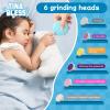Baby Nail Trimmer Electric,Tinabless Baby Nail Clipper, 6 in 1 Baby Nail File,Nail File Baby Grooming Kit Manicure Set for Toddler or Adults(Blue) view 4