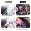 Wheelchair Push Rim Covers, 24 Inch/22 Inch Wheelchair Push Ring Cover, 1pair Non-Slip Wear-Resistant Rear Wheel Sports Wheelchair Rubber Cover, Improve Grip and Traction,Black,22in view 4