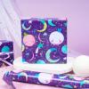 RUSPEPA Reversible Galaxy Wrapping Paper Roll, Mini Roll, Colorful Planets and Moon with Constellation Design Gift Wrap for Girls, Birthday, Space Party, Baby Shower, 17 Inches x 16.4 Feet view 3
