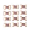 10Pcs Brown Bandage Clips, Elastic Bandage Wrap Stretch Metal Clips Replaceable Wrap Clips Replacement Fastener Fixation Clamps Hooks for Various Types Bandages, Adhesive Bandages, First Aid view 1