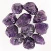 1.1lb Bulk Raw Deep Amethyst Stone Rough Crystal-Natural Raw Stones Crystal for Tumbling, Cabbing, Fountain Rocks, Decoration, Polishing, Wire Wrapping, Wicca & Reiki Crystals Healing view 1