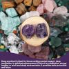 1.1lb Bulk Raw Deep Amethyst Stone Rough Crystal-Natural Raw Stones Crystal for Tumbling, Cabbing, Fountain Rocks, Decoration, Polishing, Wire Wrapping, Wicca & Reiki Crystals Healing view 3
