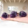 1.1lb Bulk Raw Deep Amethyst Stone Rough Crystal-Natural Raw Stones Crystal for Tumbling, Cabbing, Fountain Rocks, Decoration, Polishing, Wire Wrapping, Wicca & Reiki Crystals Healing view 4