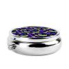 Pill Box Funny Alien Moon Sky 3 Compartment Portable Small Pill Case for Pocket, Purse view 3