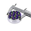 Pill Box Funny Alien Moon Sky 3 Compartment Portable Small Pill Case for Pocket, Purse view 4