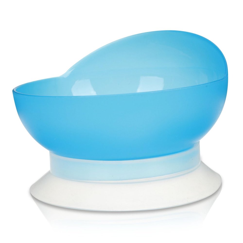 BESPORTBLE Suction Cup Silicone Bowl for Disabled Seniors Non Slip Adaptive Dining Aid with Lightweight Design Tip Assistive Tableware for Elderly and Handicapped Adults