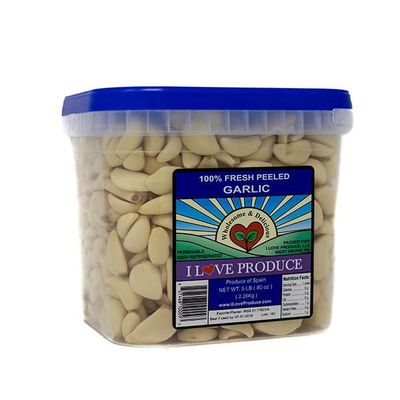 fresh peeled garlic, 1lb Jar