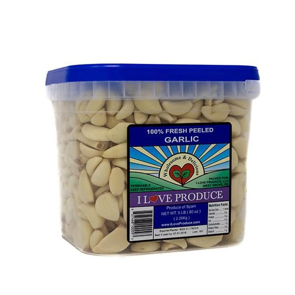 fresh peeled garlic, 1lb Jar